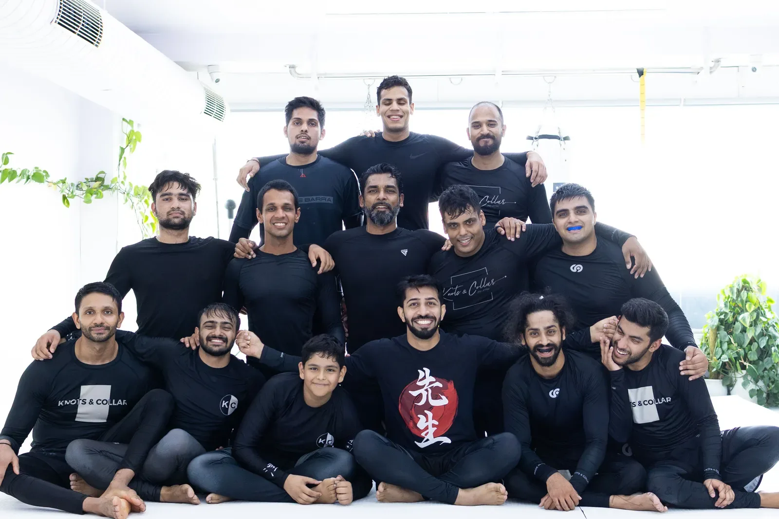 Students and coaches at Knots & Collar, Defence Colony, New Delhi, India