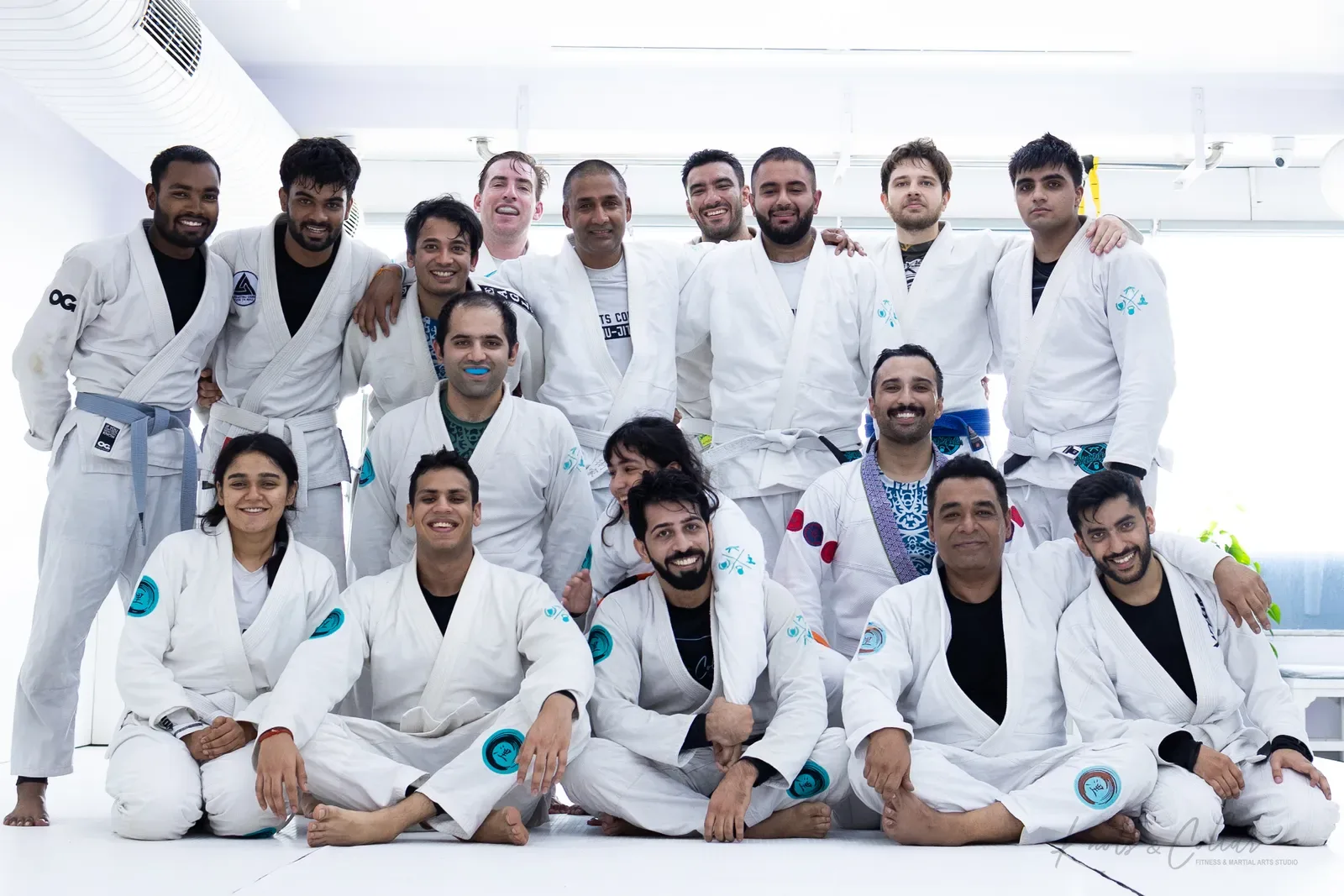 The Knots & Collar Brazilian Jiu-Jitsu community at Knots & Collar, Defence Colony, New Delhi, India