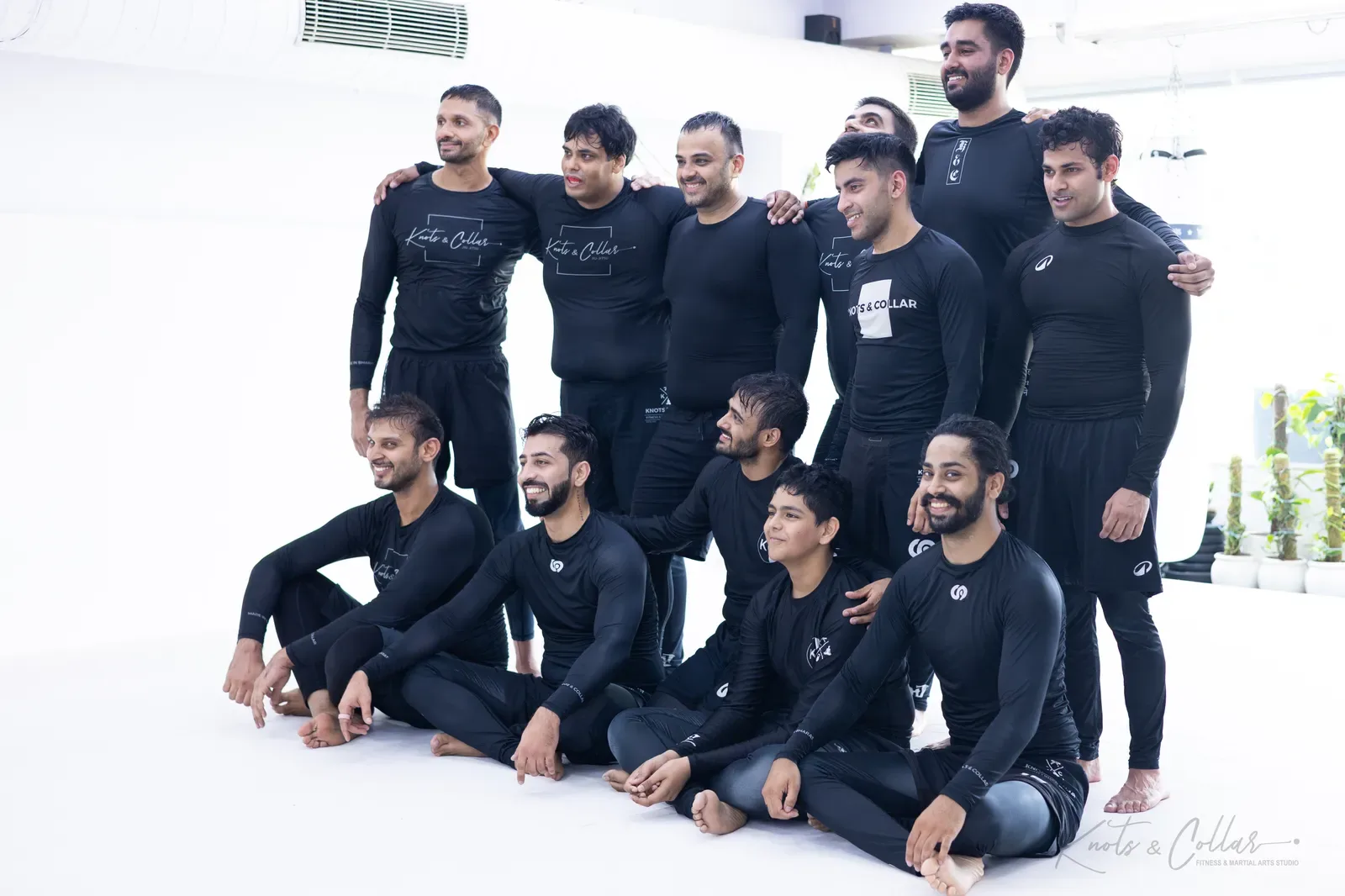 Students and coaches at Knots & Collar, Defence Colony, New Delhi, India