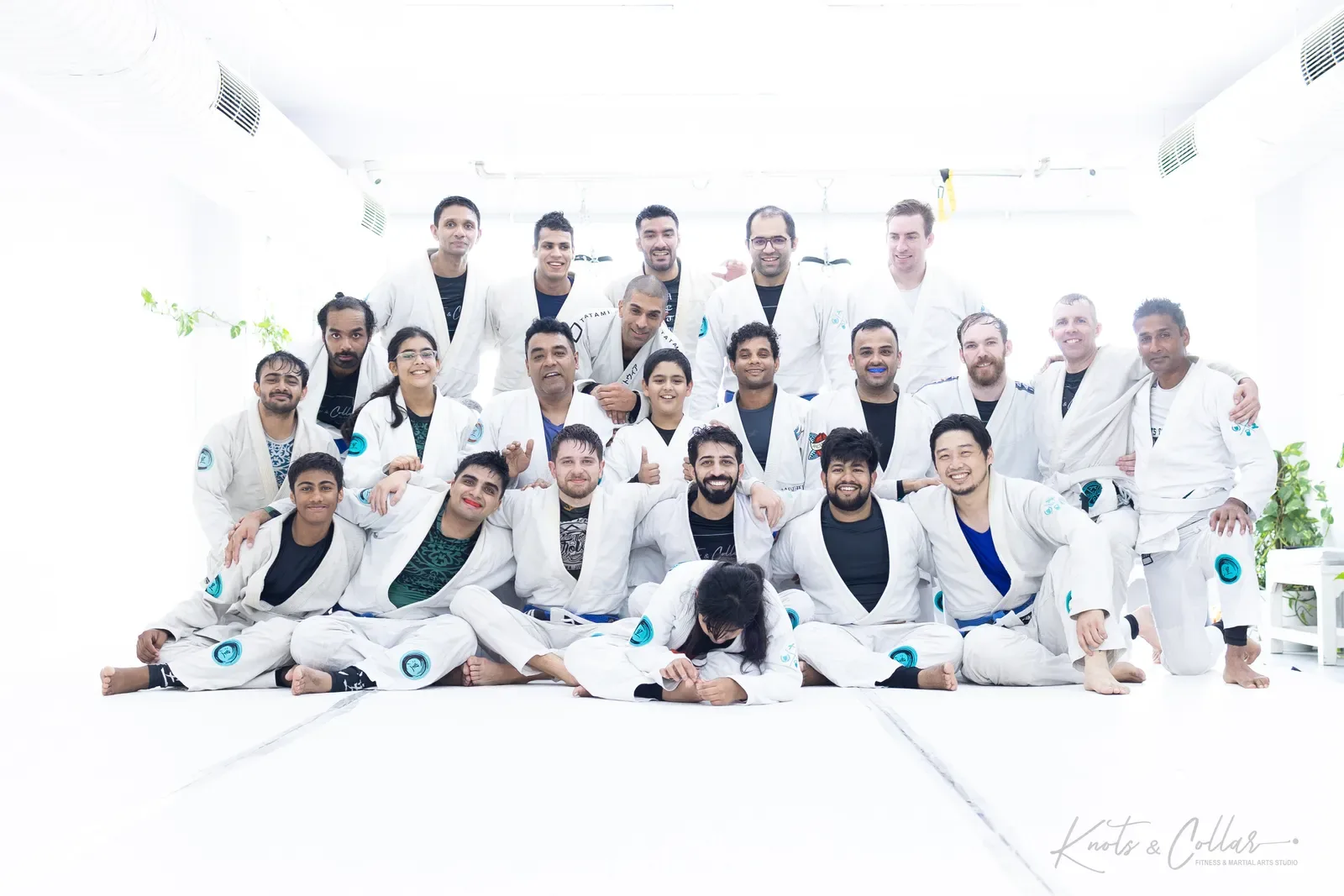 The Knots & Collar Brazilian Jiu-Jitsu community at Knots & Collar, Defence Colony, New Delhi, India