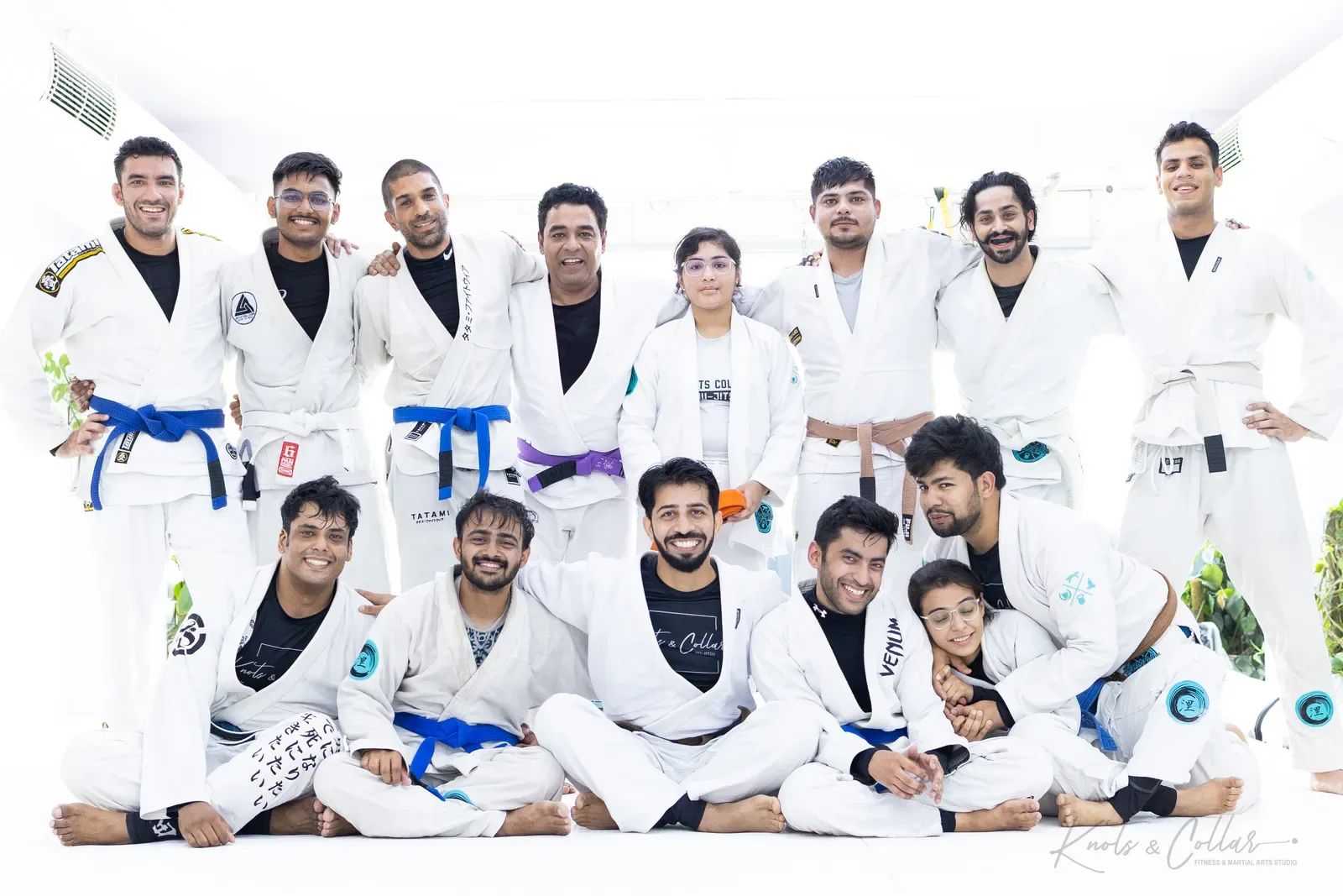 The Knots & Collar Brazilian Jiu-Jitsu community at Knots & Collar, Defence Colony, New Delhi, India