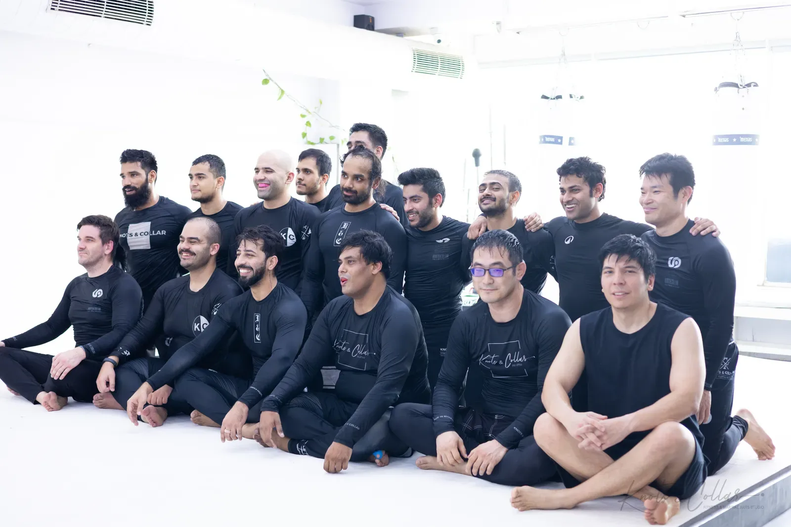 Students and coaches at Knots & Collar, Defence Colony, New Delhi, India