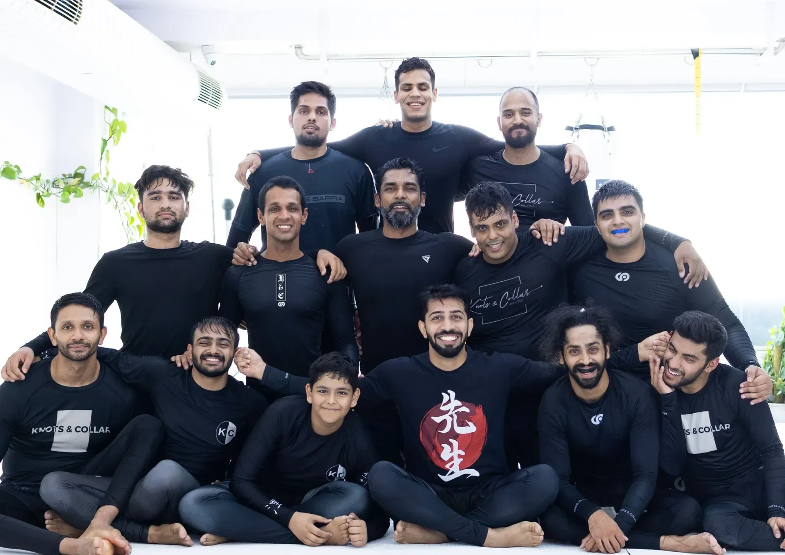 Students and coaches at Knots & Collar, Defence Colony, New Delhi, India