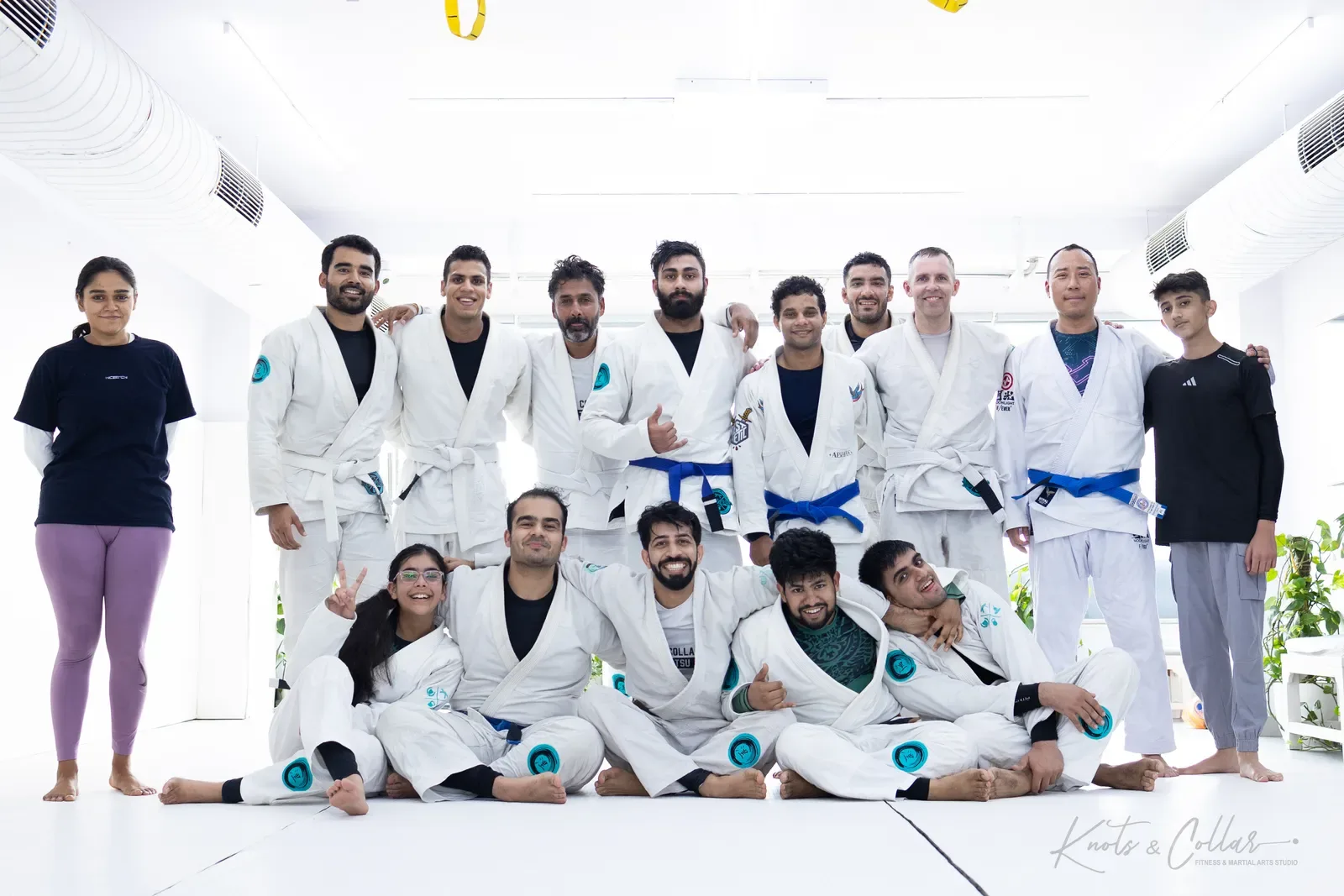 The Knots & Collar Brazilian Jiu-Jitsu community at Knots & Collar, Defence Colony, New Delhi, India