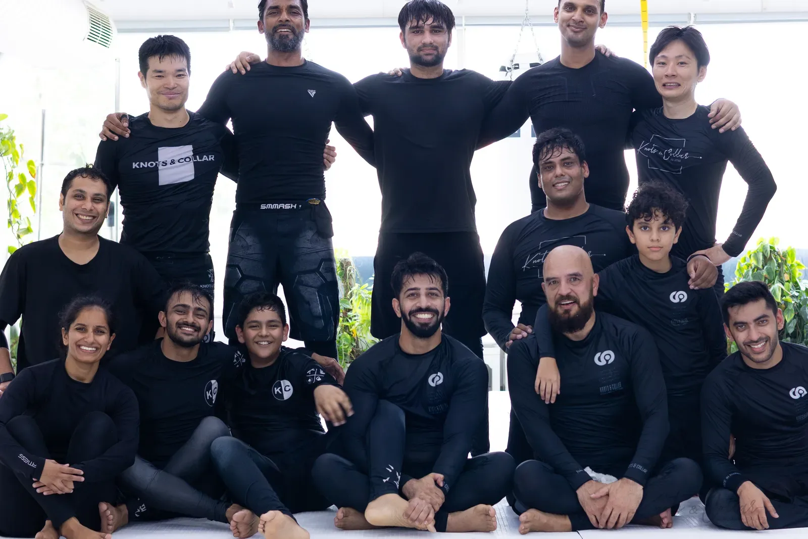 Students and coaches at Knots & Collar, Defence Colony, New Delhi, India