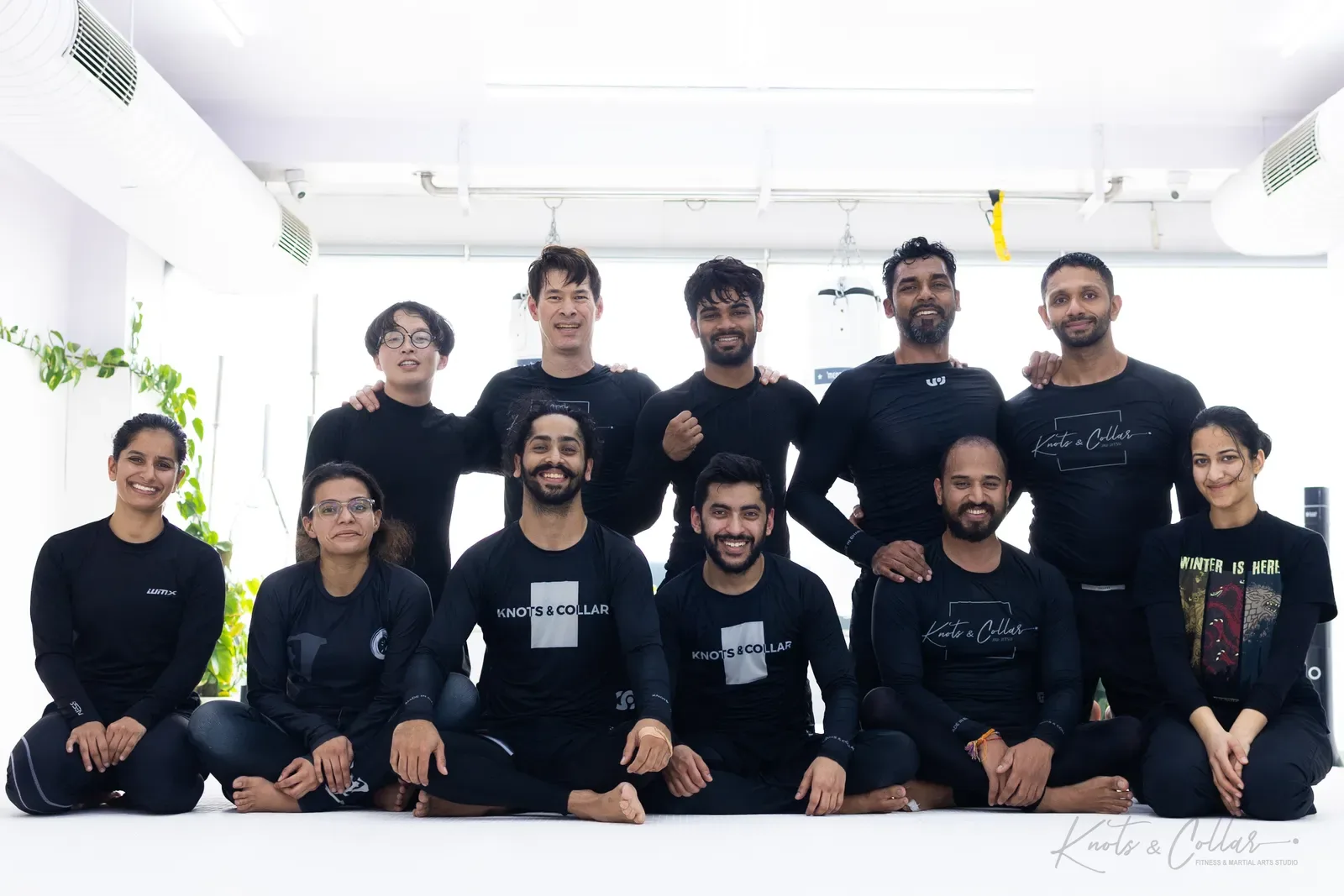 The Knots & Collar Brazilian Jiu-Jitsu community at Knots & Collar, Defence Colony, New Delhi, India