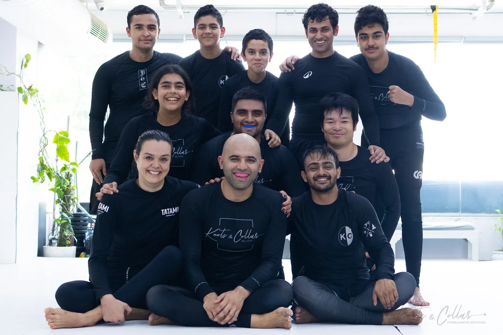 Students and coaches at Knots & Collar, Defence Colony, New Delhi, India