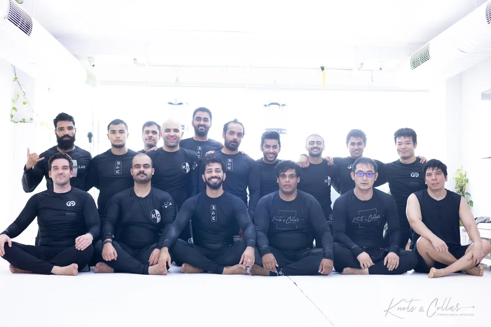 Students and coaches at Knots & Collar, Defence Colony, New Delhi, India