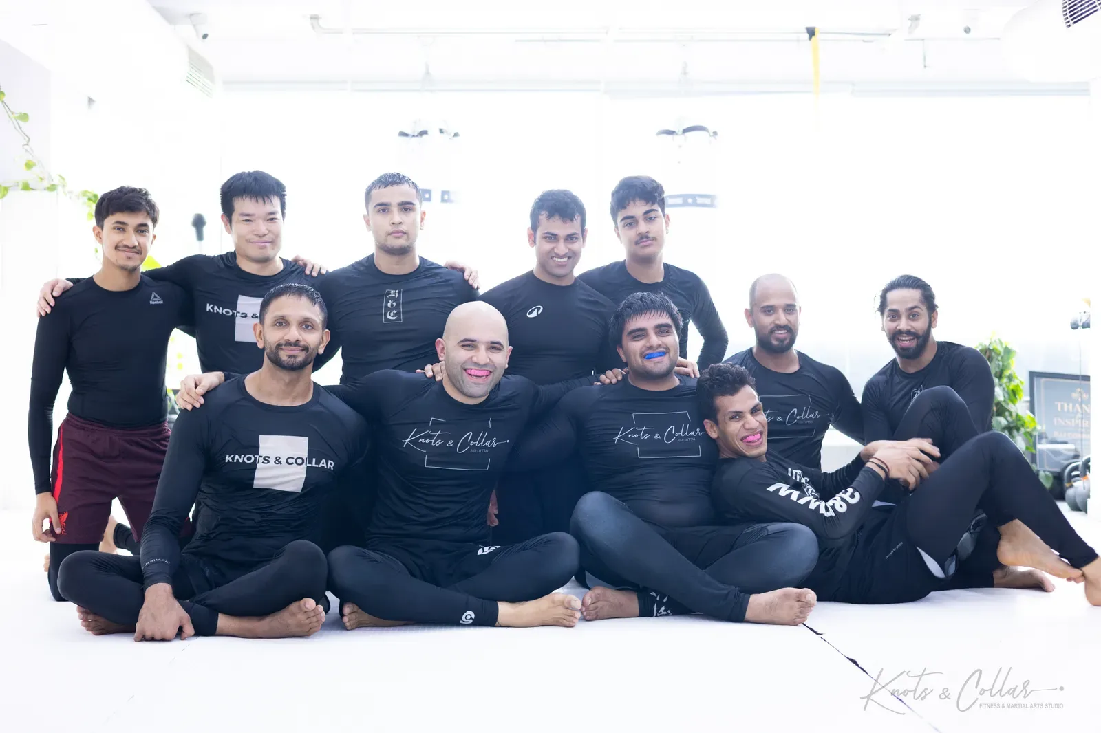 The Knots & Collar Brazilian Jiu-Jitsu community at Knots & Collar, Defence Colony, New Delhi, India