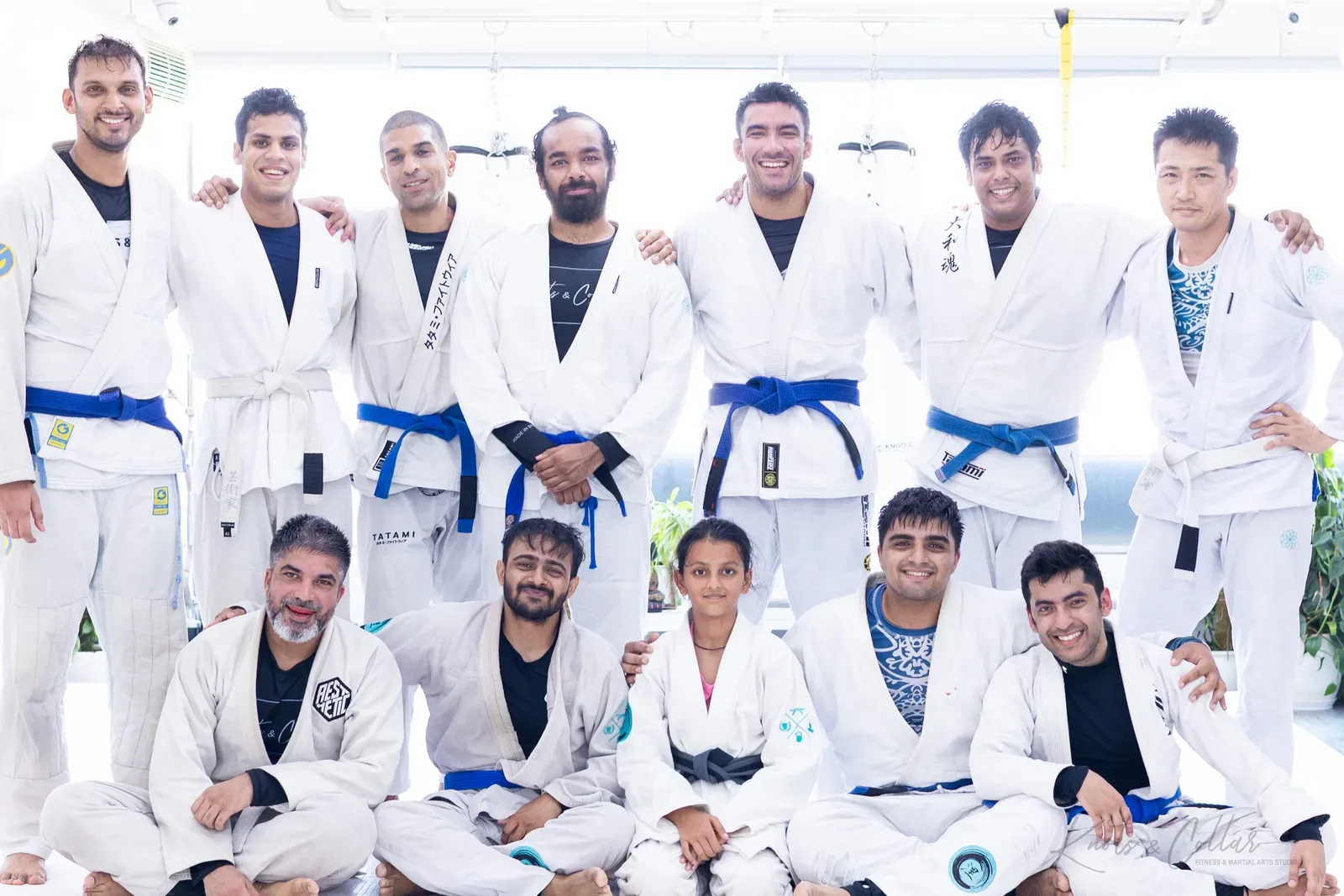 Students and coaches at Knots & Collar, Defence Colony, New Delhi, India