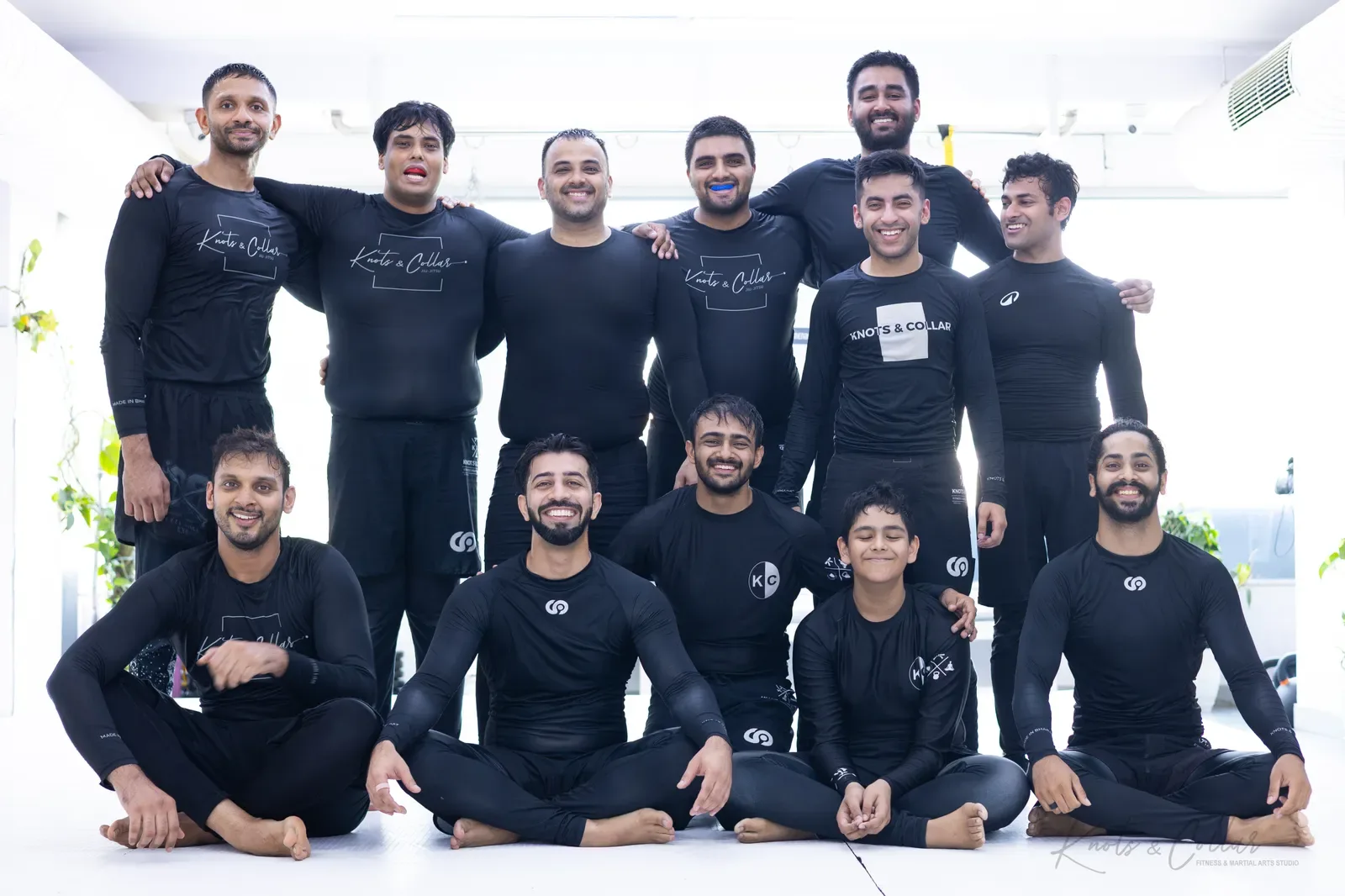 The Knots & Collar Brazilian Jiu-Jitsu community at Knots & Collar, Defence Colony, New Delhi, India