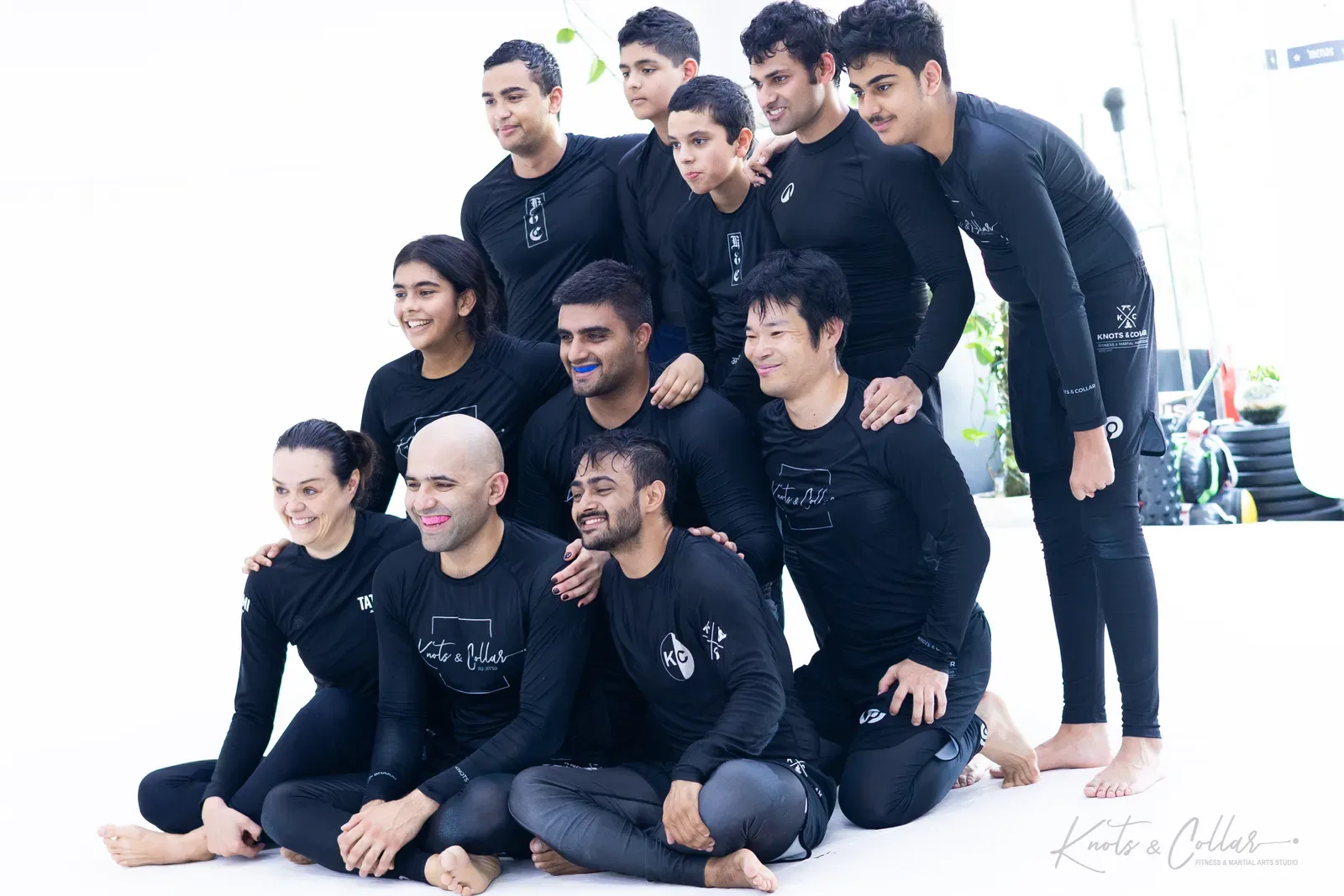 Students and coaches at Knots & Collar, Defence Colony, New Delhi, India