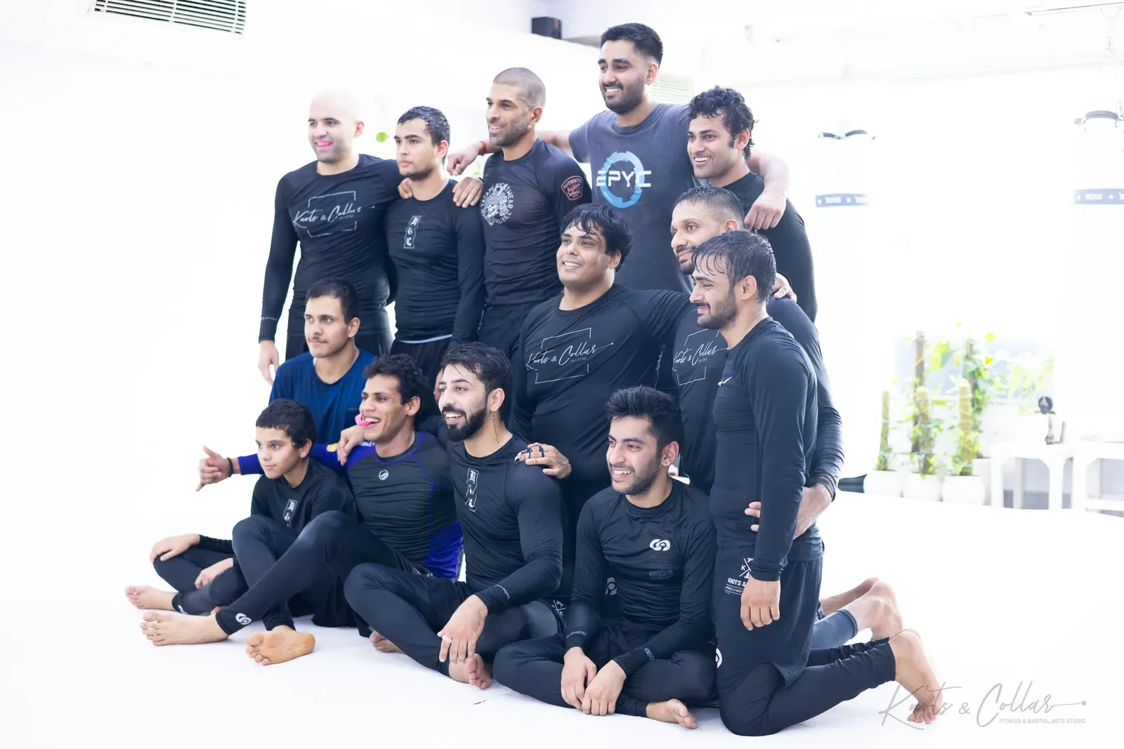 The Knots & Collar Brazilian Jiu-Jitsu community at Knots & Collar, Defence Colony, New Delhi, India