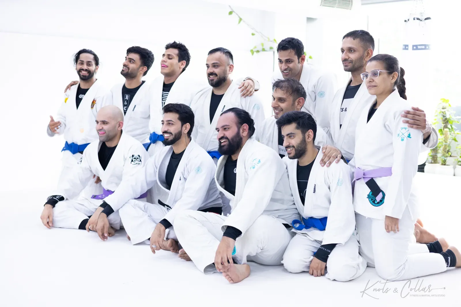 Students and coaches at Knots & Collar, Defence Colony, New Delhi, India