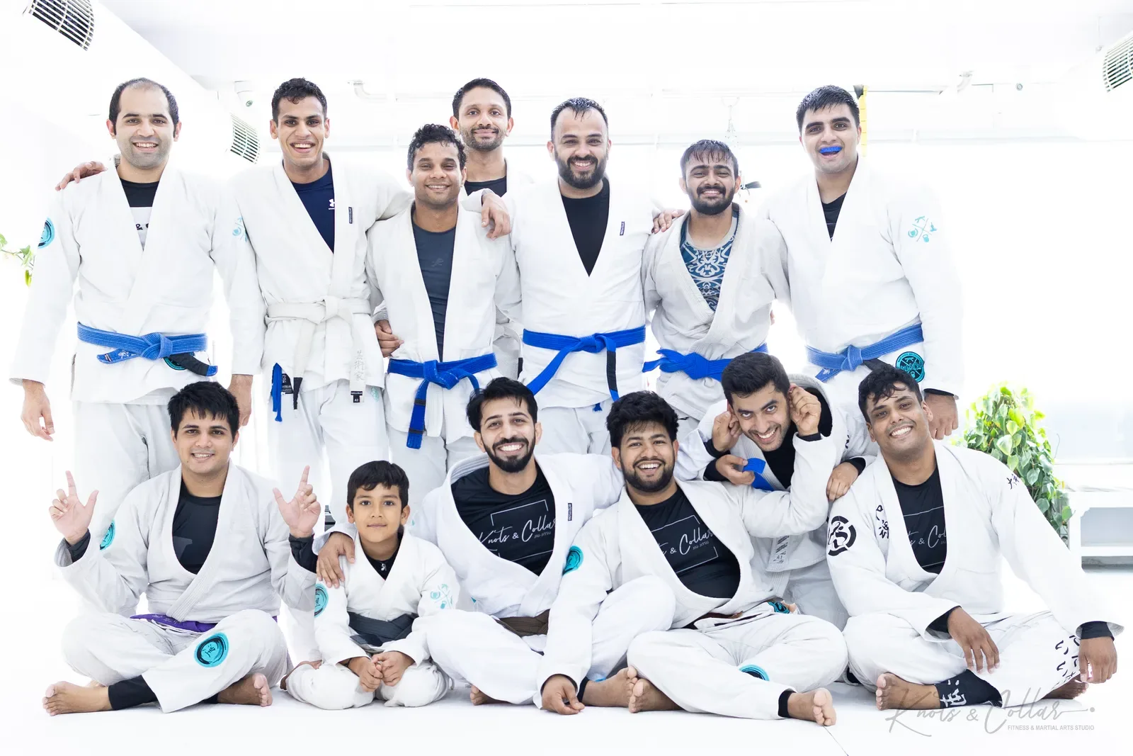 The Knots & Collar Brazilian Jiu-Jitsu community at Knots & Collar, Defence Colony, New Delhi, India