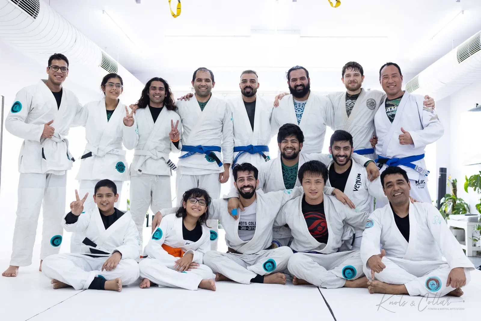 The Knots & Collar Brazilian Jiu-Jitsu community at Knots & Collar, Defence Colony, New Delhi, India