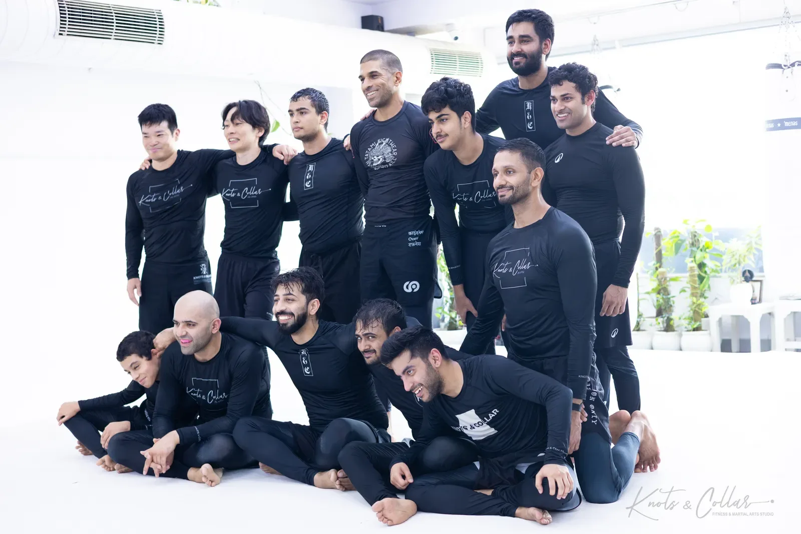 Students and coaches at Knots & Collar, Defence Colony, New Delhi, India