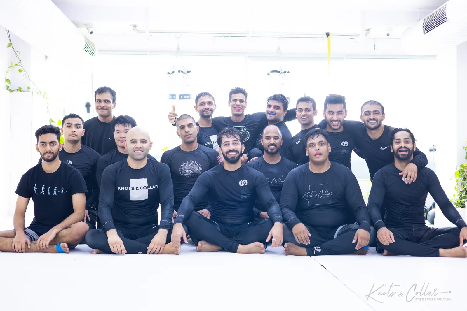 The Knots & Collar Brazilian Jiu-Jitsu community at Knots & Collar, Defence Colony, New Delhi, India