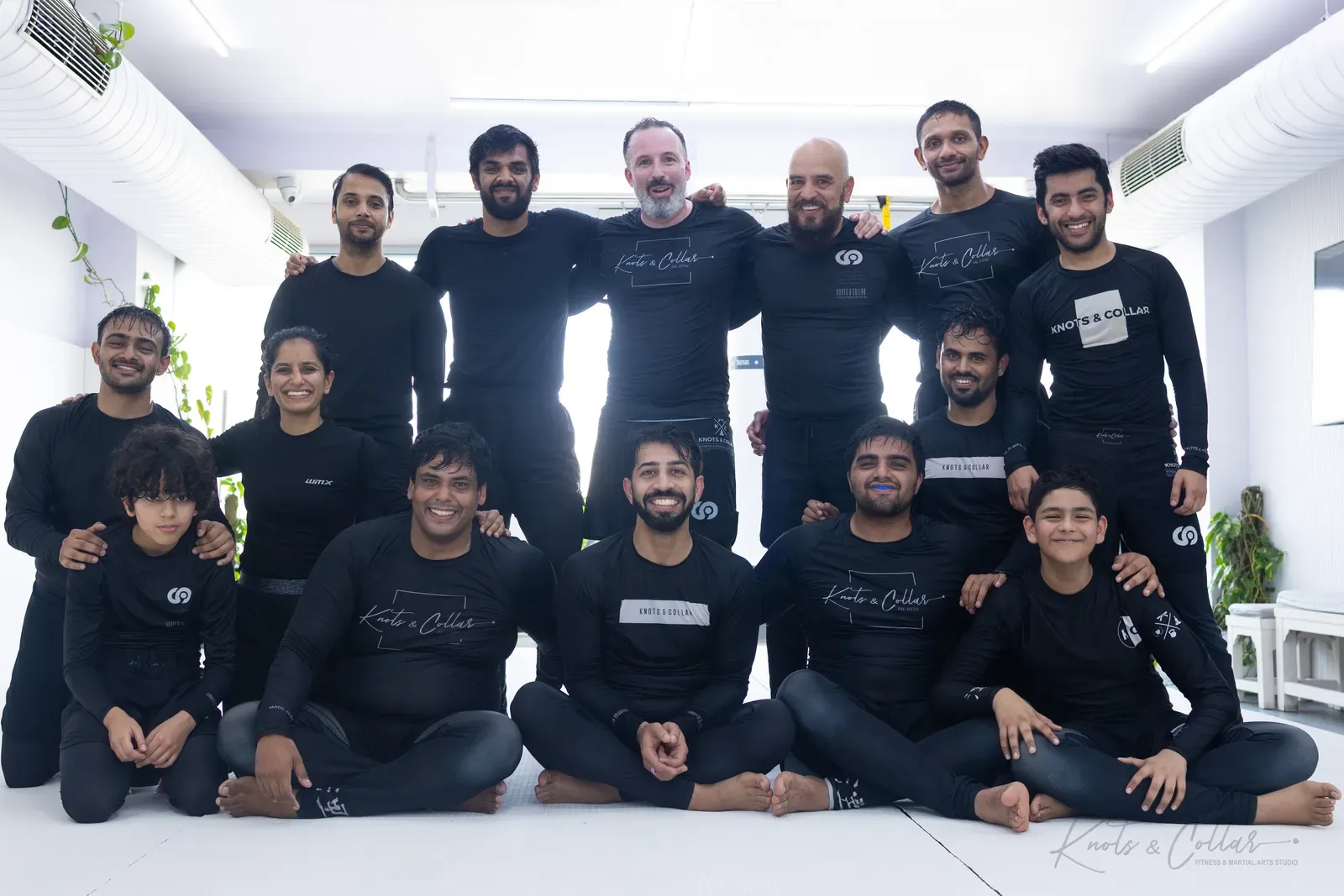 Students and coaches at Knots & Collar, Defence Colony, New Delhi, India