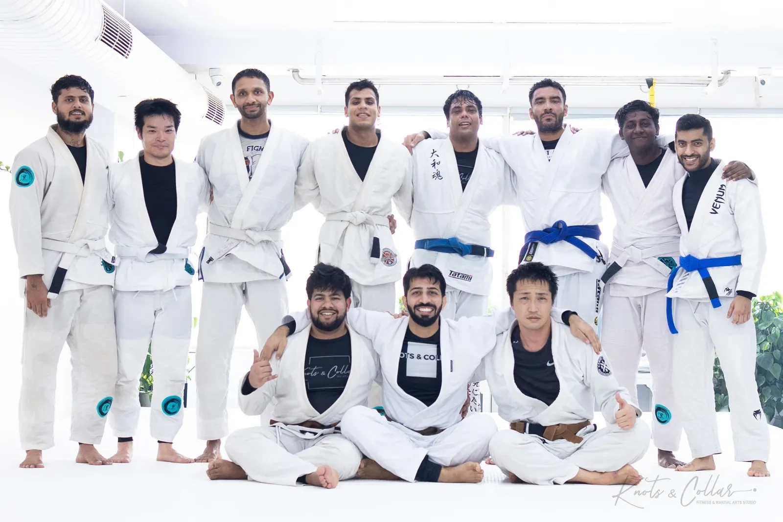 Students and coaches at Knots & Collar, Defence Colony, New Delhi, India