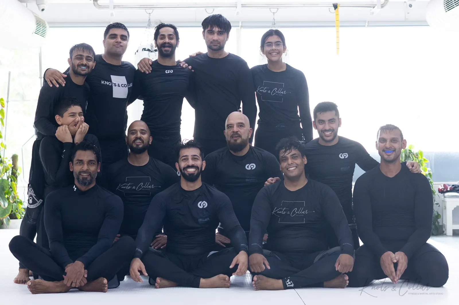 The Knots & Collar Brazilian Jiu-Jitsu community at Knots & Collar, Defence Colony, New Delhi, India