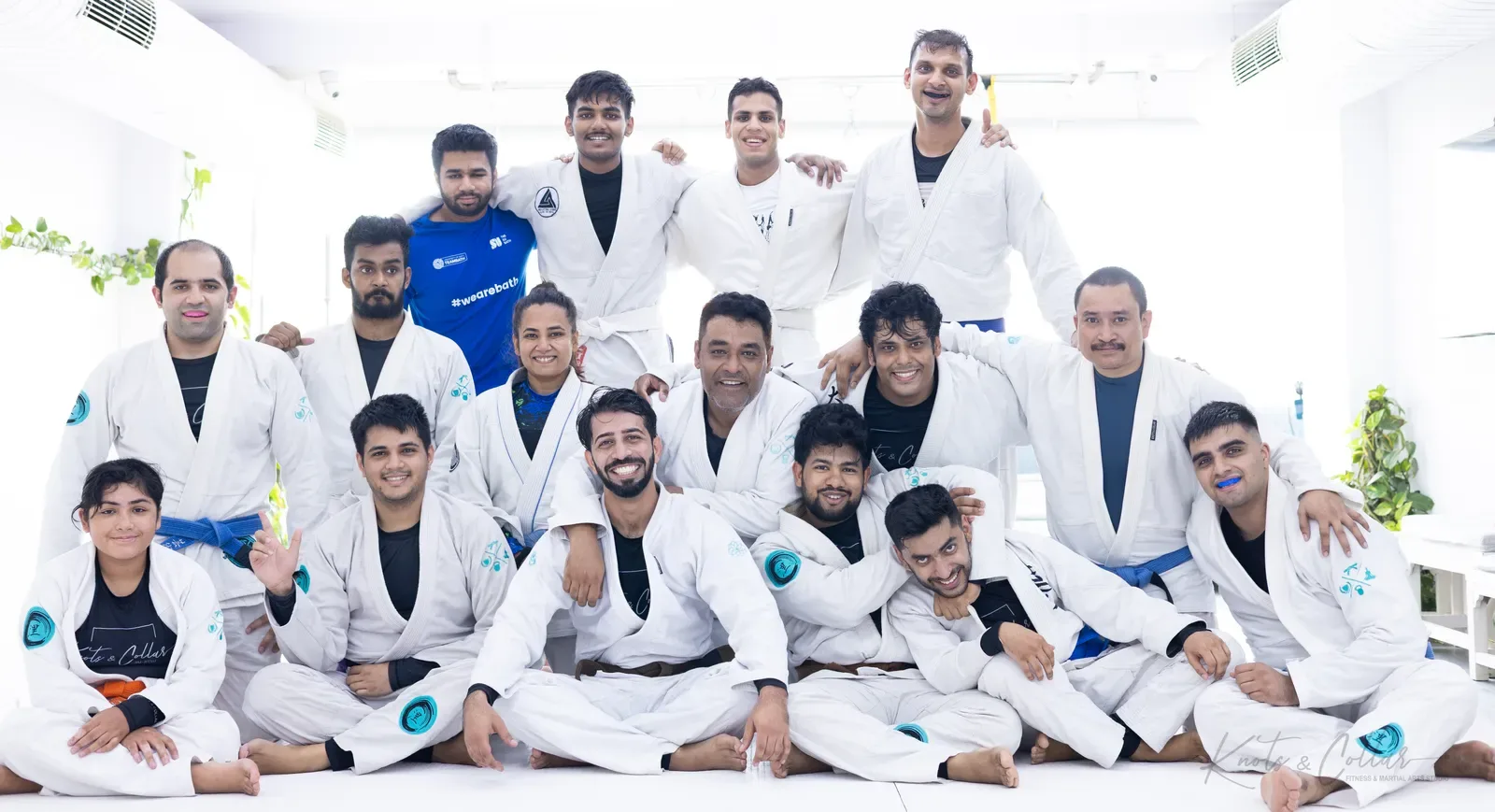 Students and coaches at Knots & Collar, Defence Colony, New Delhi, India