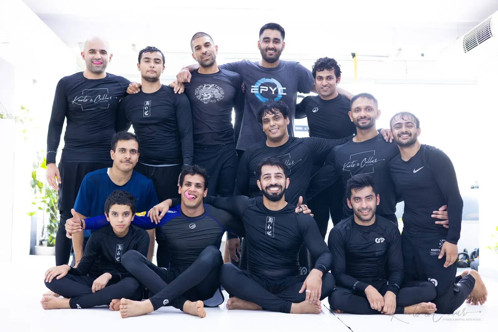 Students and coaches at Knots & Collar, Defence Colony, New Delhi, India