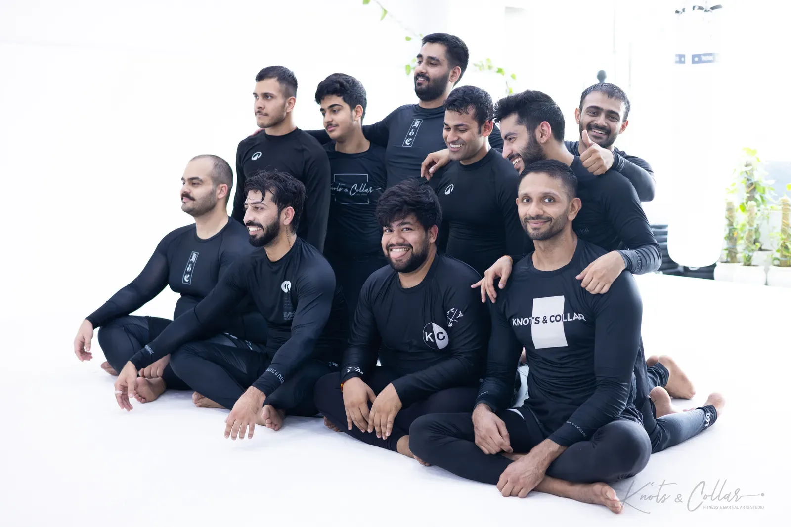 Students and coaches at Knots & Collar, Defence Colony, New Delhi, India
