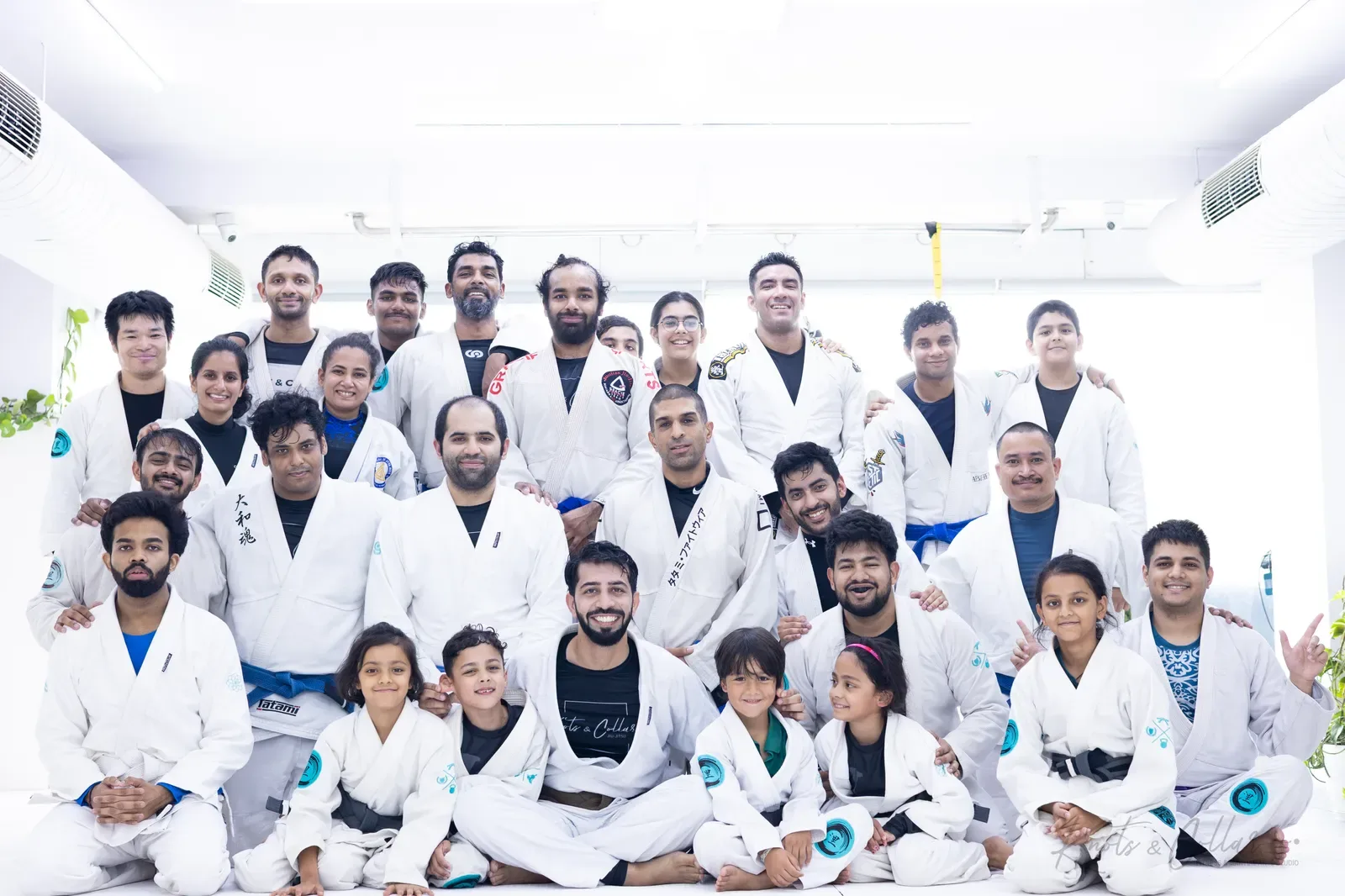 The Knots & Collar Brazilian Jiu-Jitsu community at Knots & Collar, Defence Colony, New Delhi, India