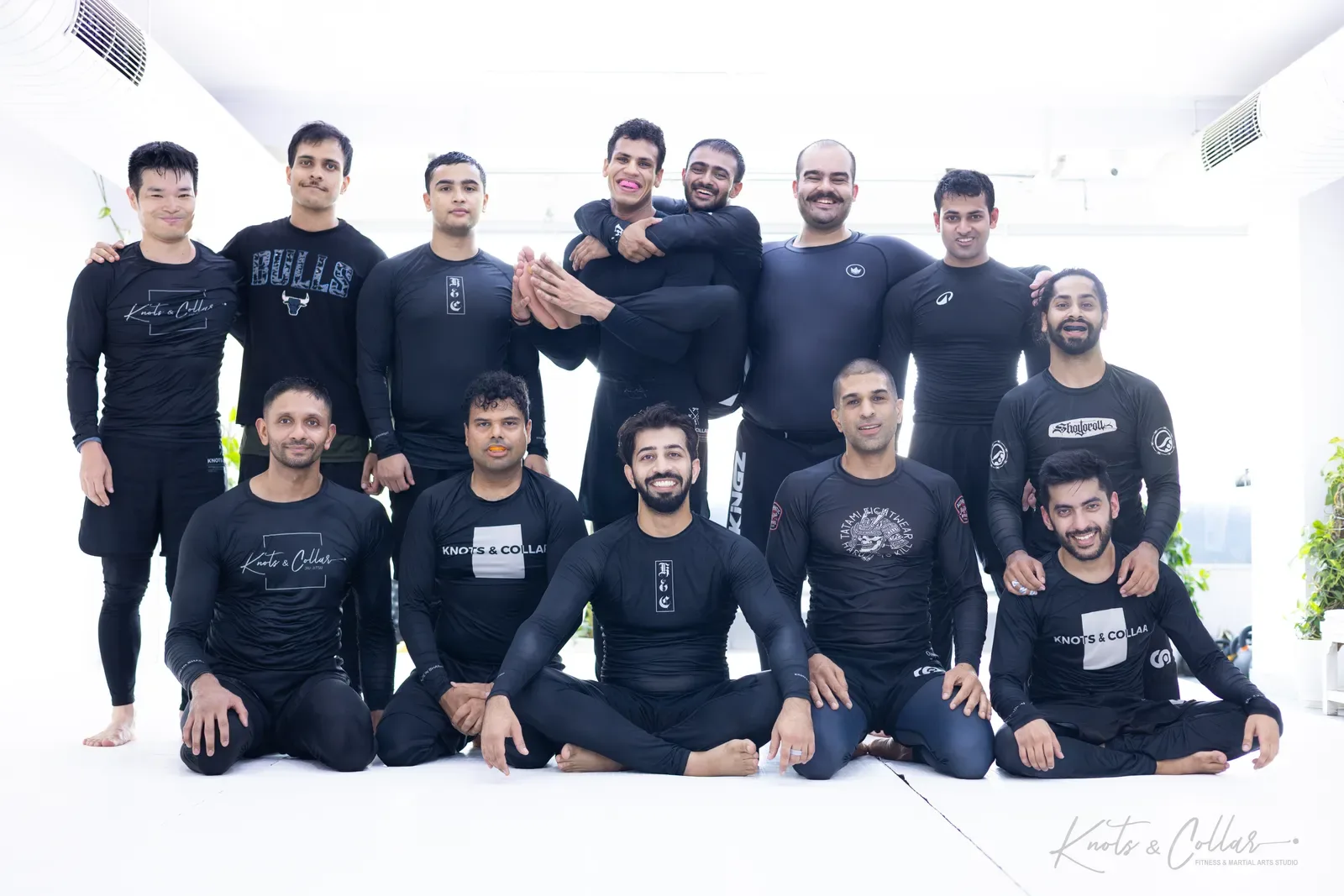 Students and coaches at Knots & Collar, Defence Colony, New Delhi, India