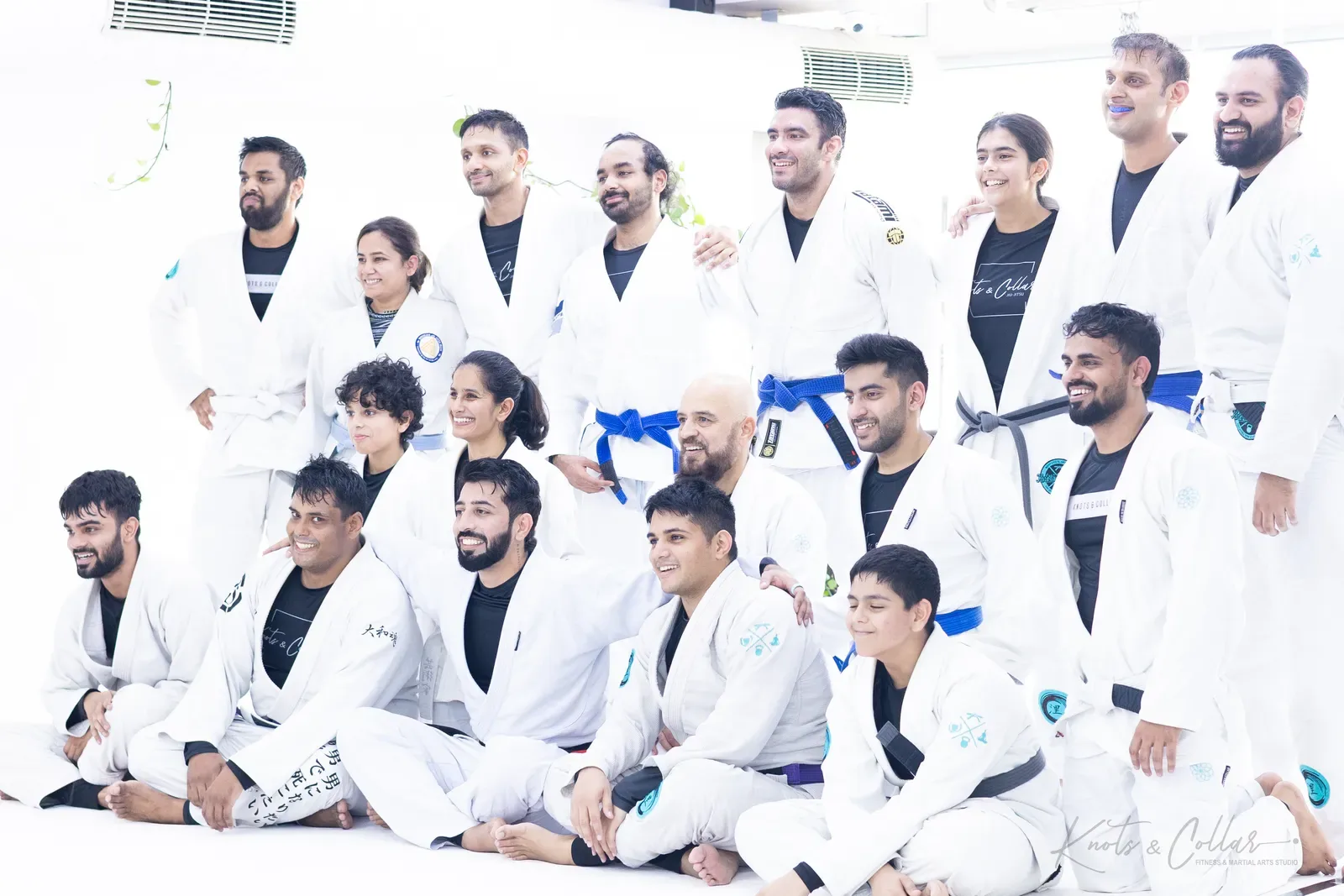 The Knots & Collar Brazilian Jiu-Jitsu community at Knots & Collar, Defence Colony, New Delhi, India