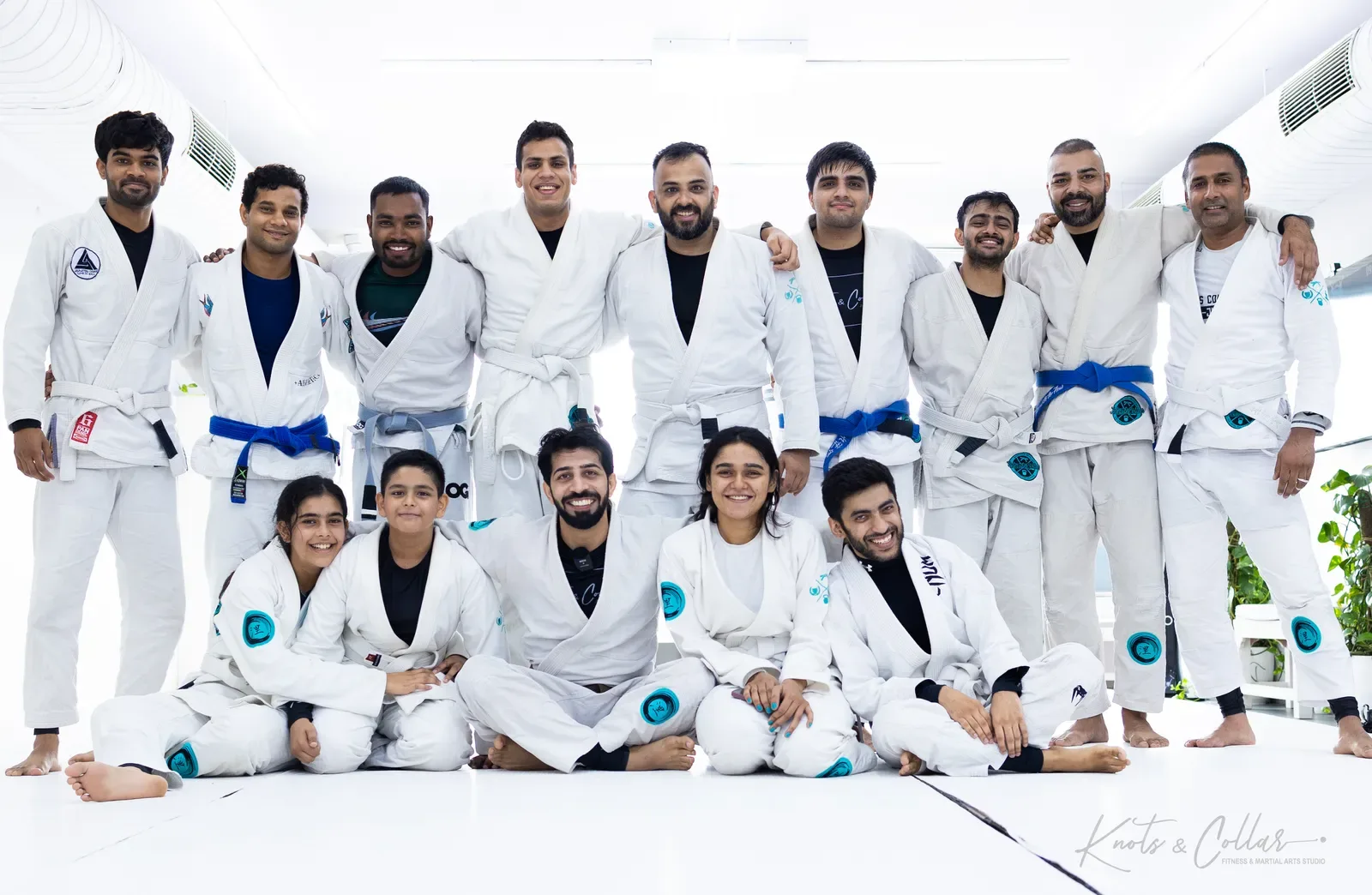 The Knots & Collar Brazilian Jiu-Jitsu community at Knots & Collar, Defence Colony, New Delhi, India