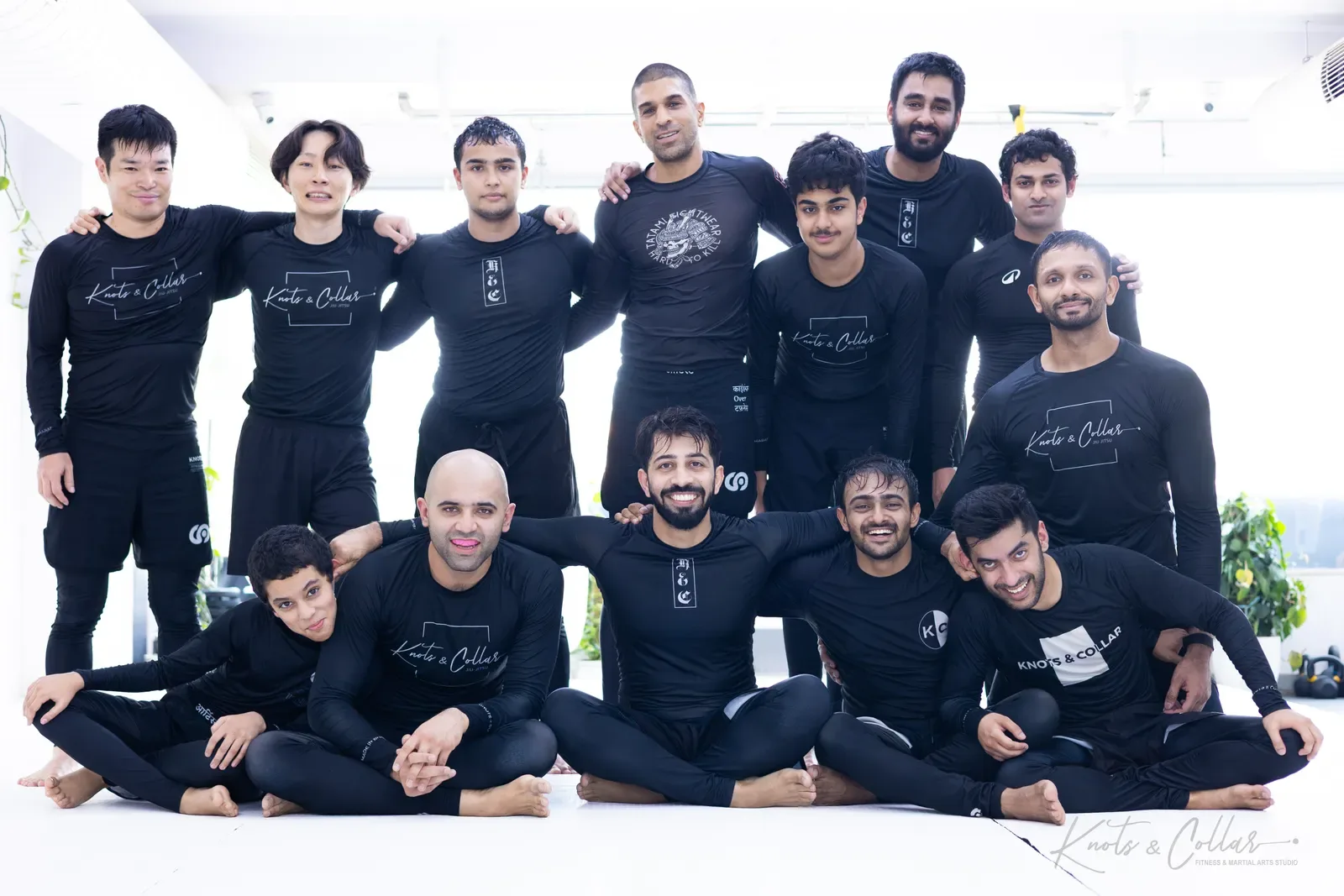 Students and coaches at Knots & Collar, Defence Colony, New Delhi, India
