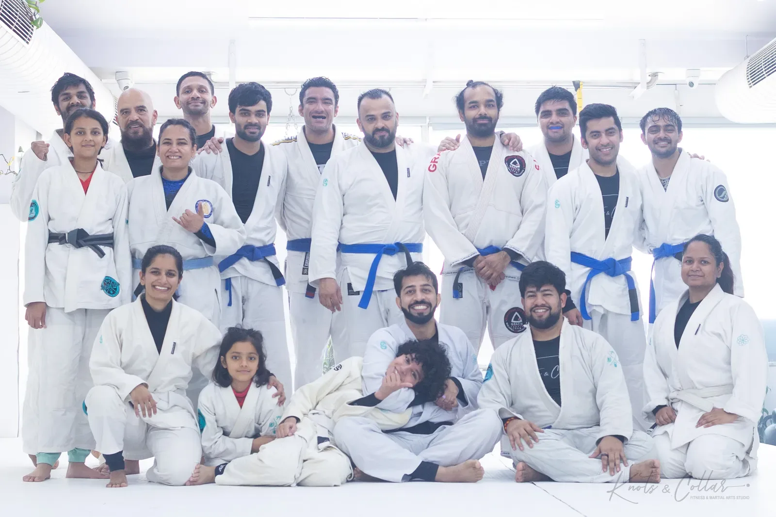 The Knots & Collar Brazilian Jiu-Jitsu community at Knots & Collar, Defence Colony, New Delhi, India