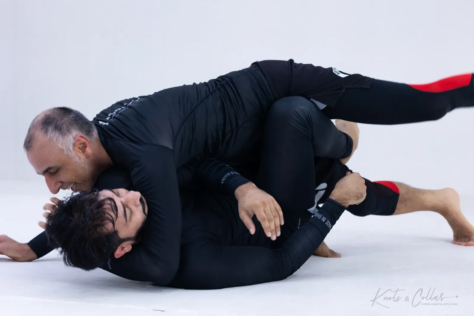 No-gi grappling at Knots & Collar, Defence Colony, New Delhi, India