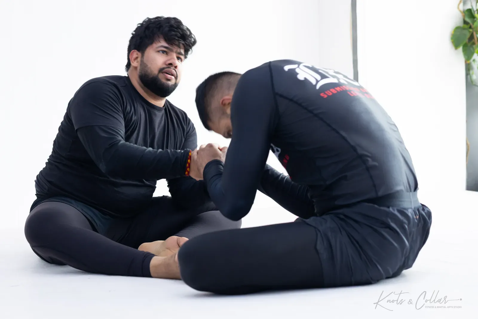 No-gi grappling at Knots & Collar, Defence Colony, New Delhi, India