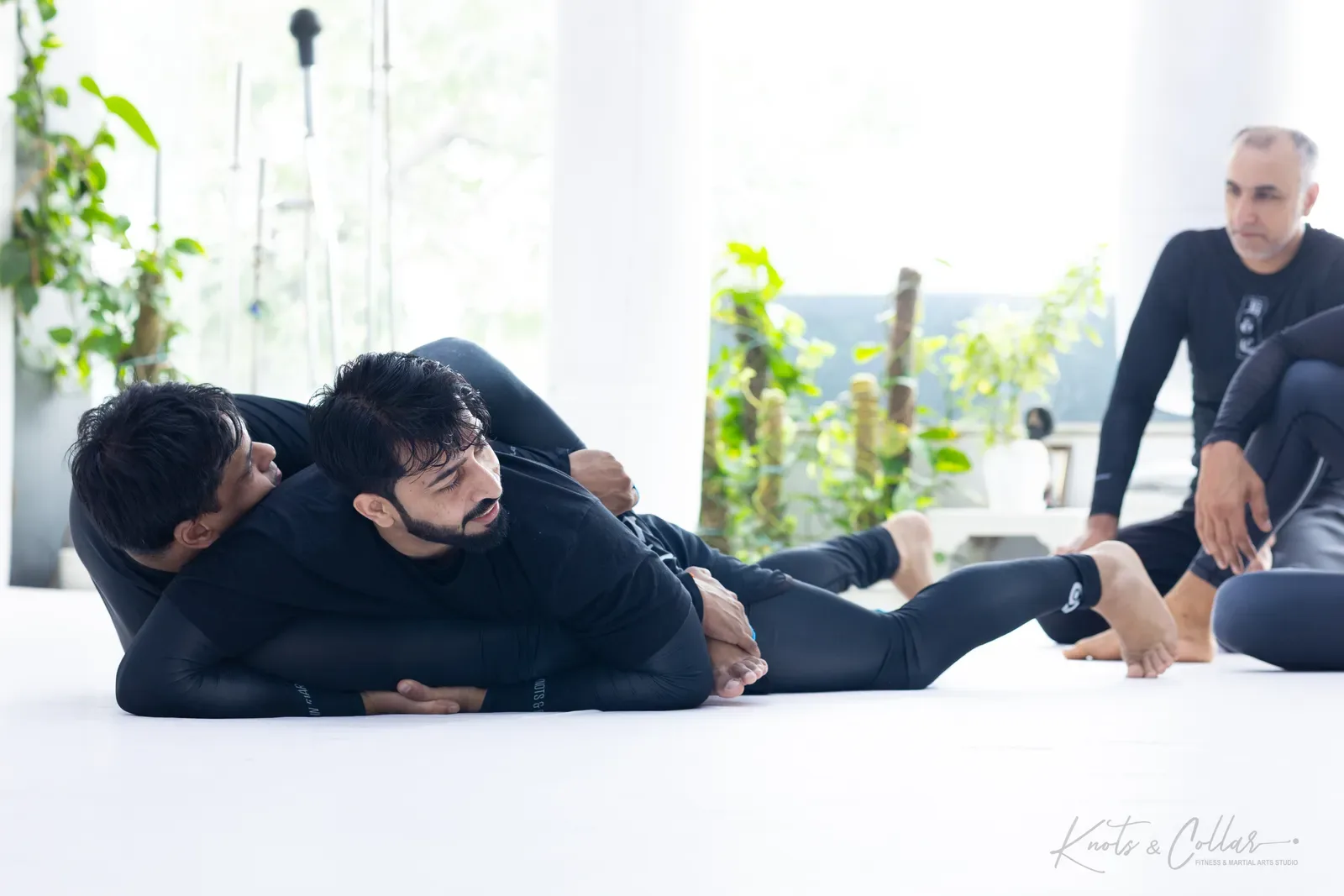 No-gi grappling at Knots & Collar, Defence Colony, New Delhi, India