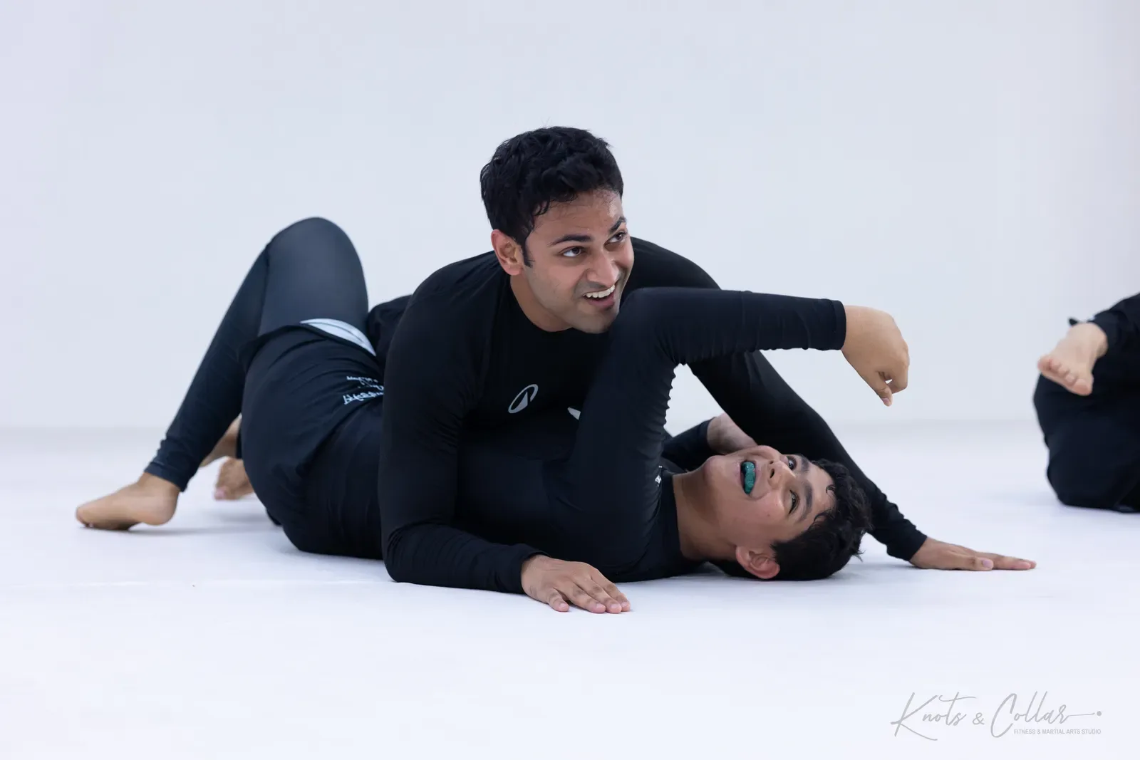 No-gi grappling at Knots & Collar, Defence Colony, New Delhi, India