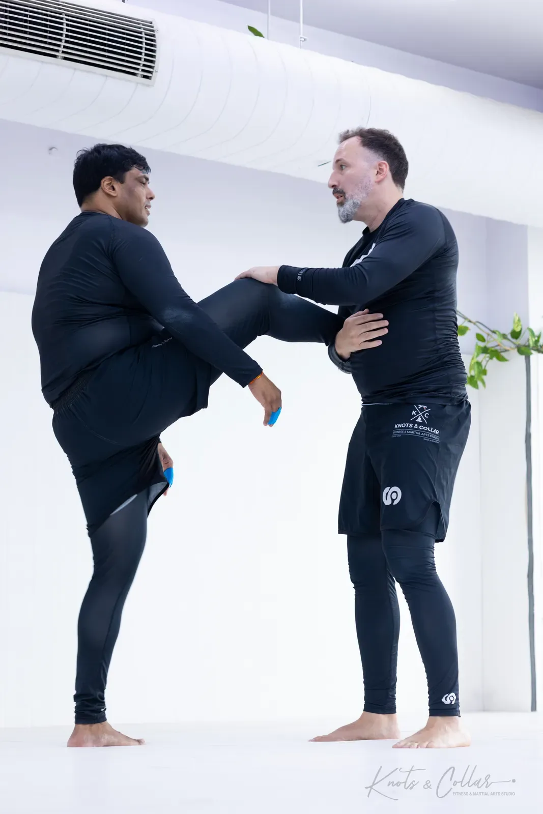 No-gi training at Knots & Collar, Defence Colony, New Delhi, India