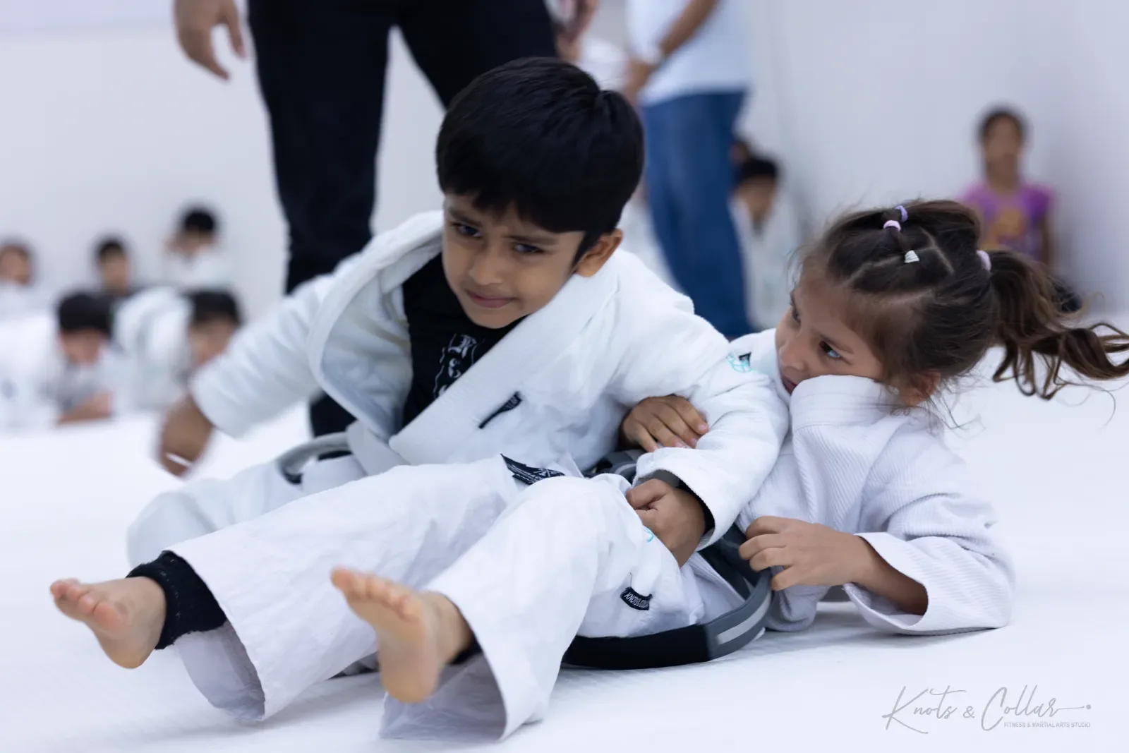 No-gi grappling at Knots & Collar, Defence Colony, New Delhi, India