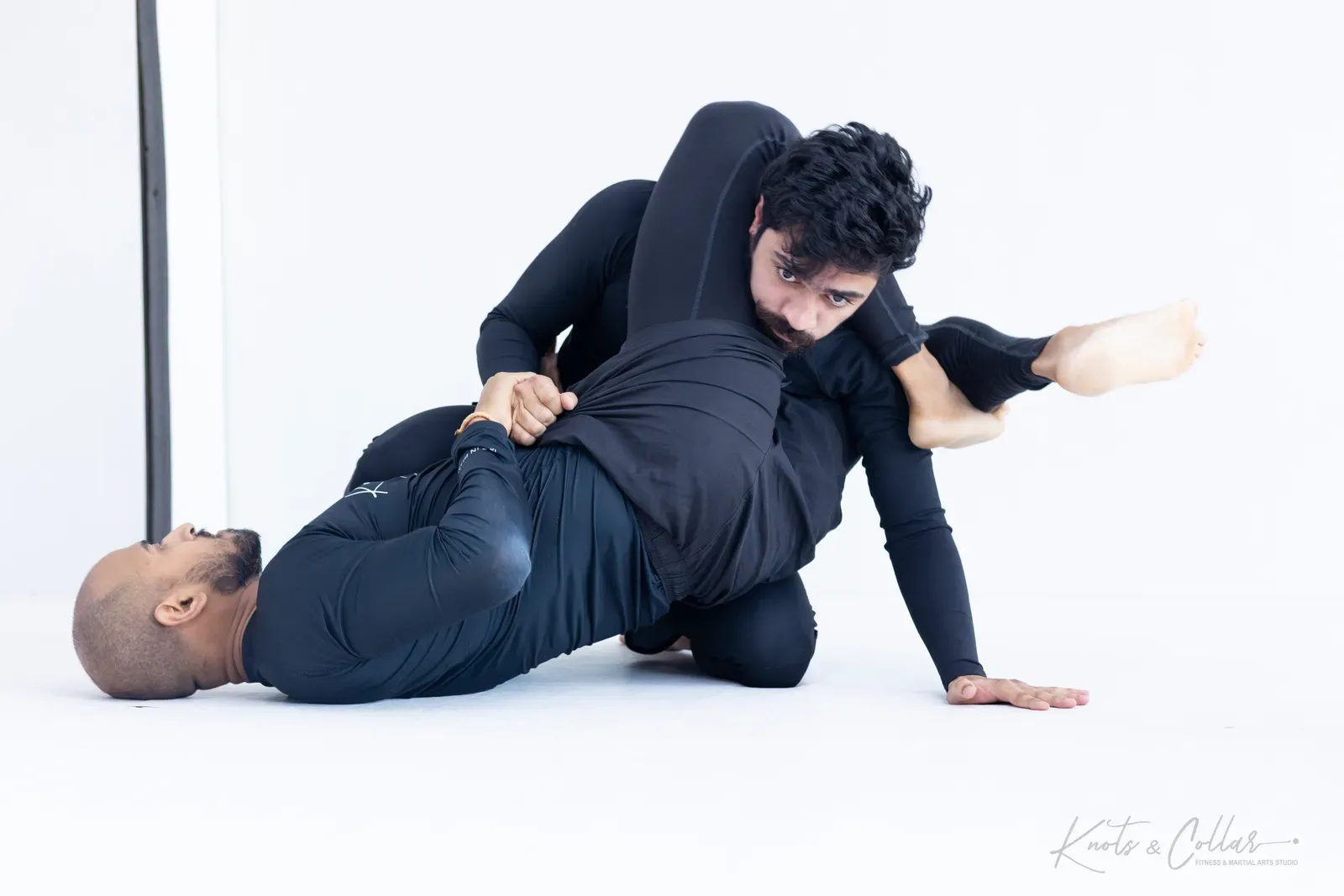 Working a no-gi submission at Knots & Collar, Defence Colony, New Delhi, India