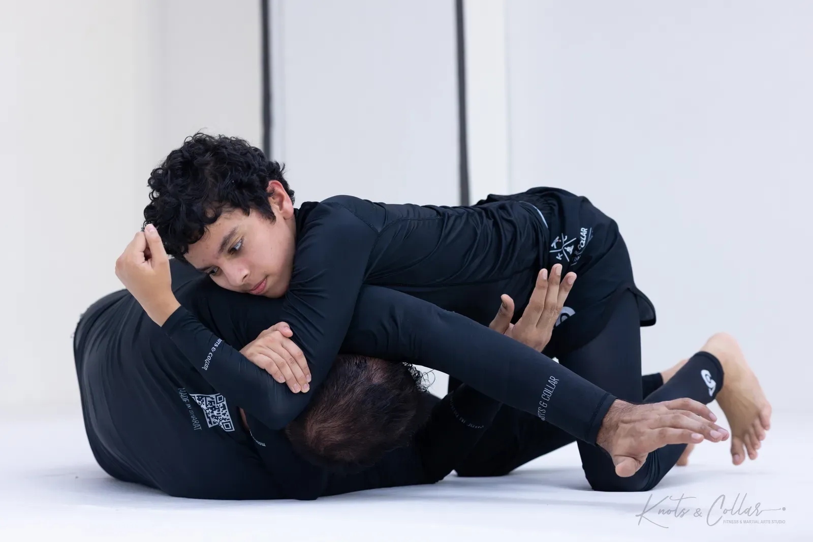 Working a no-gi submission at Knots & Collar, Defence Colony, New Delhi, India