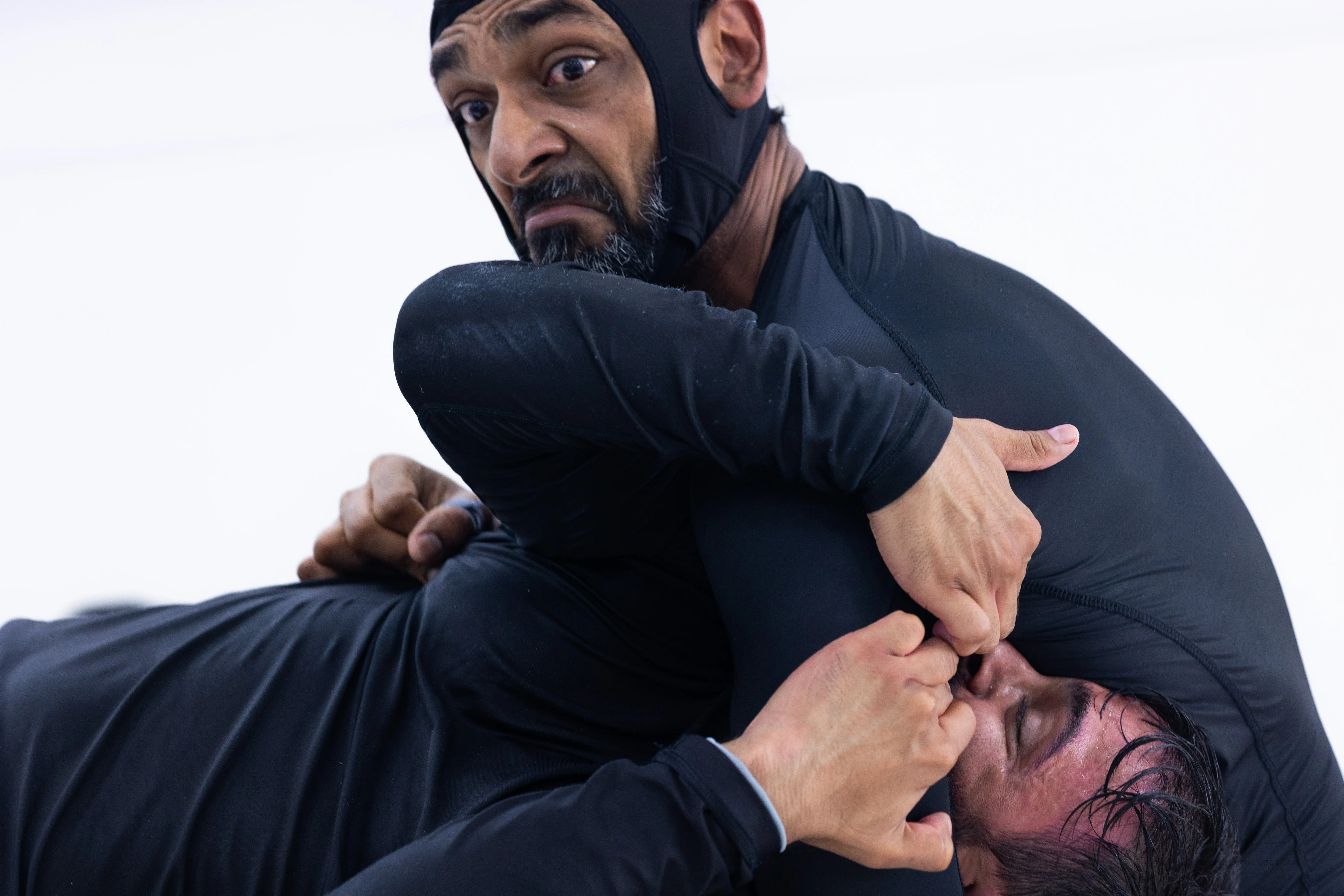 No-Gi BJJ control position at Knots and Collar Defence Colony New Delhi