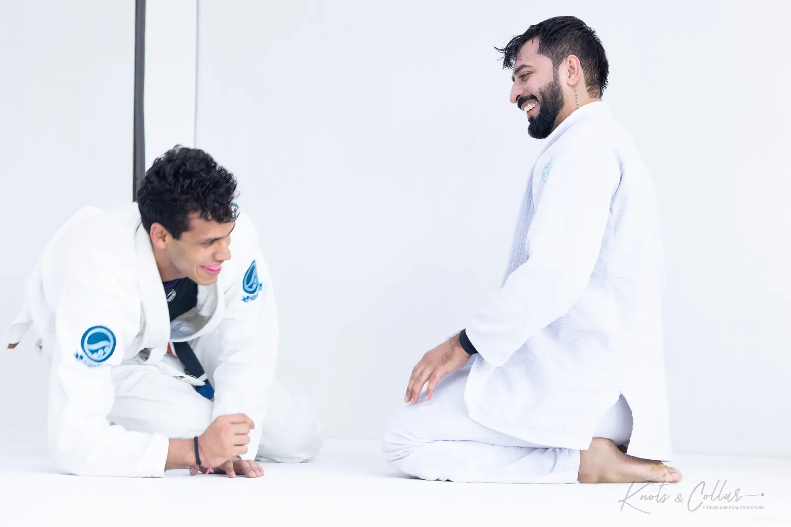Professor Binish Sukhija, a Brazilian Jiu-Jitsu black belt in India (De La Riva lineage), teaching at Knots & Collar, Defence Colony, New Delhi
